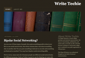 WriteTechie - Brown Theme Color